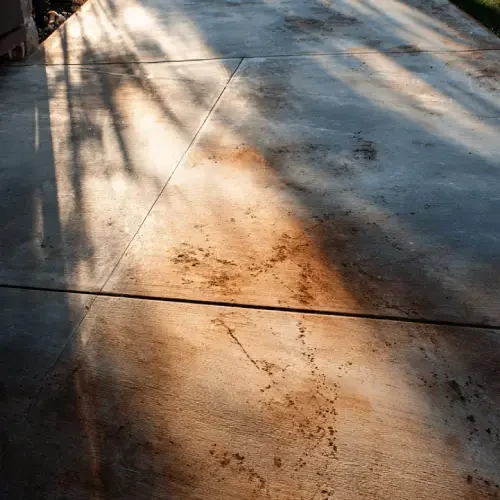 Concrete Driveways, Walkways, Rust stains